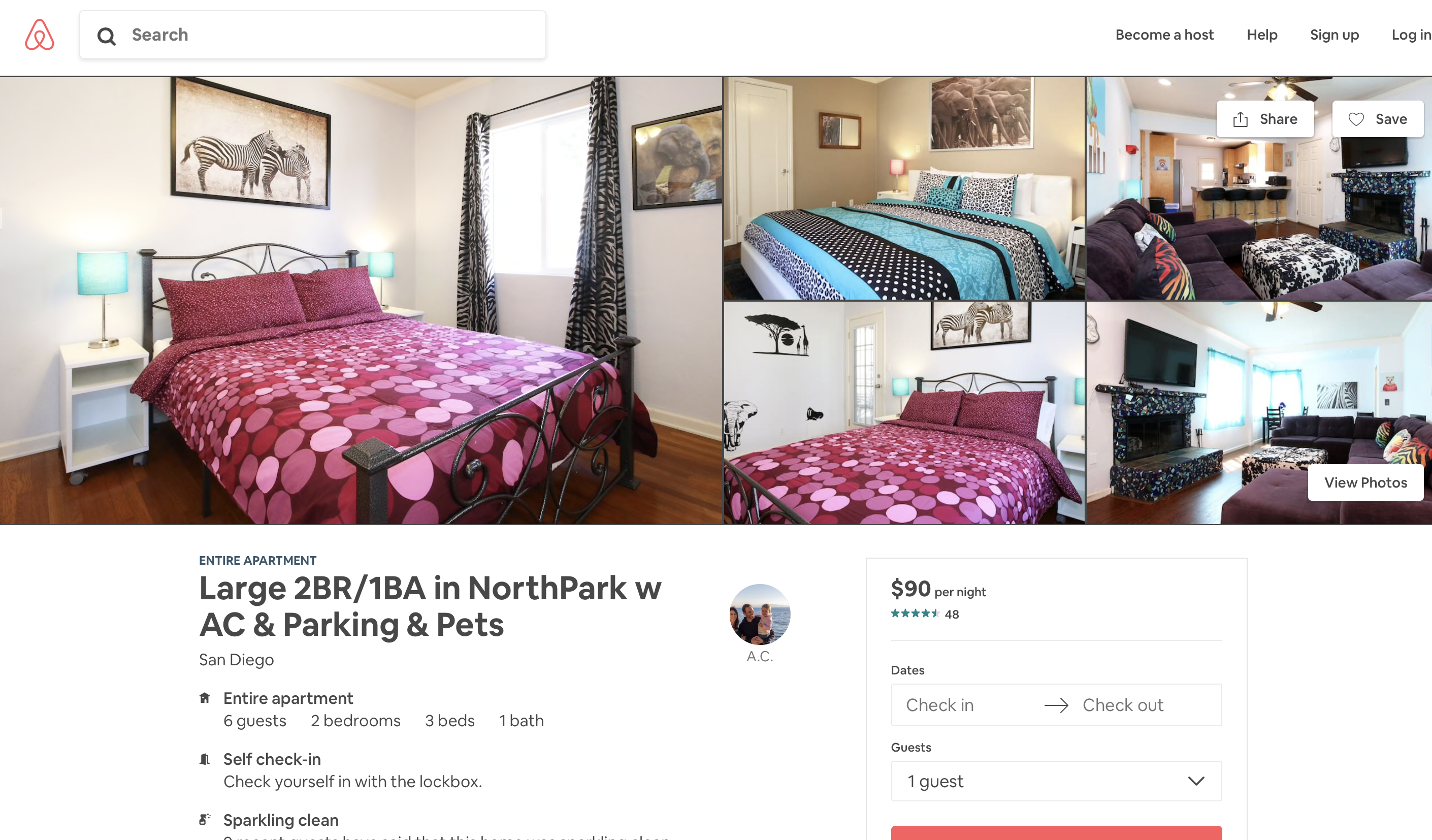 airbnb listing airbnb listing